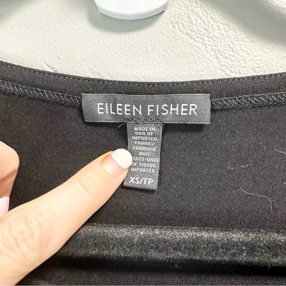 Eileen Fisher Black T Shirt Dress - Picture 5 of 7